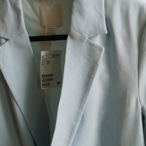 H&M blazer in baby blue - Picture 5 of 6